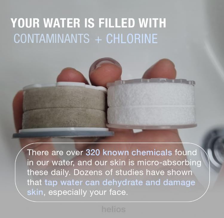 Helios Skincare Filter advanced filtration close-up of multi stage purification