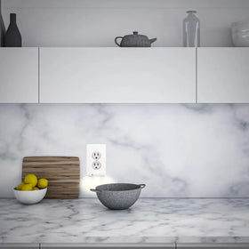 Hello Light duplex outlet preserved access keeping sockets free for use