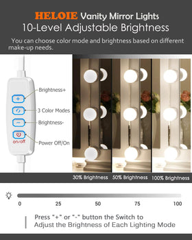 HELOIE 22.6 ft light strip with DIY spacing for tidy wiring.