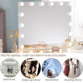 HELOIE vanity lighting makes a thoughtful gift for makeup lovers.