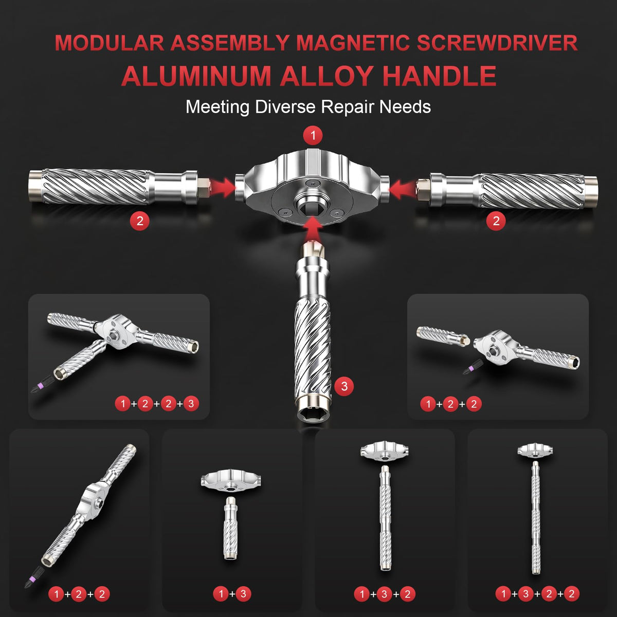 HelpSet bit collection showing diverse bits for furniture assembly and electronics repair.