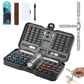 HelpSet 115-in-1 case with organized bits for quick project setup.