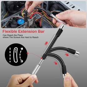 HelpSet ergonomic handle provides comfortable grip during long repair sessions.