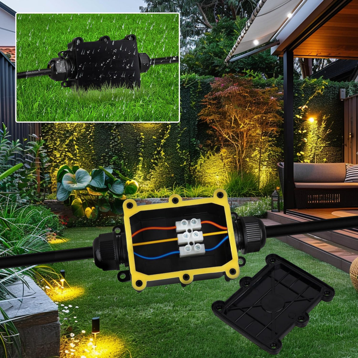 Helunsi compact dimensions fit tight outdoor spaces.