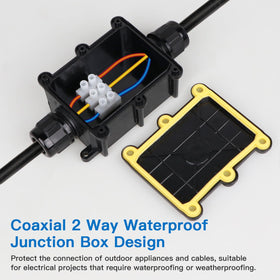 Helunsi box suitable for garden lighting, solar equipment, and outdoor displays.