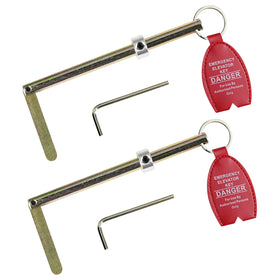 HEMRUNK 2-pack emergency elevator key set for rapid service access