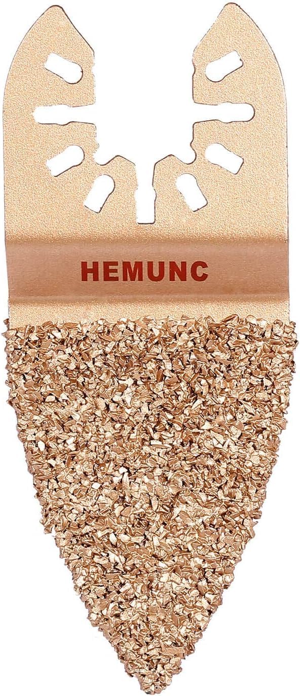 HEMUNC carbide blades grind concrete and trim stone efficiently.