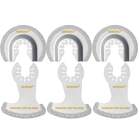 HEMUNC 6Pcs blades pack for grout removal and tile cutting.