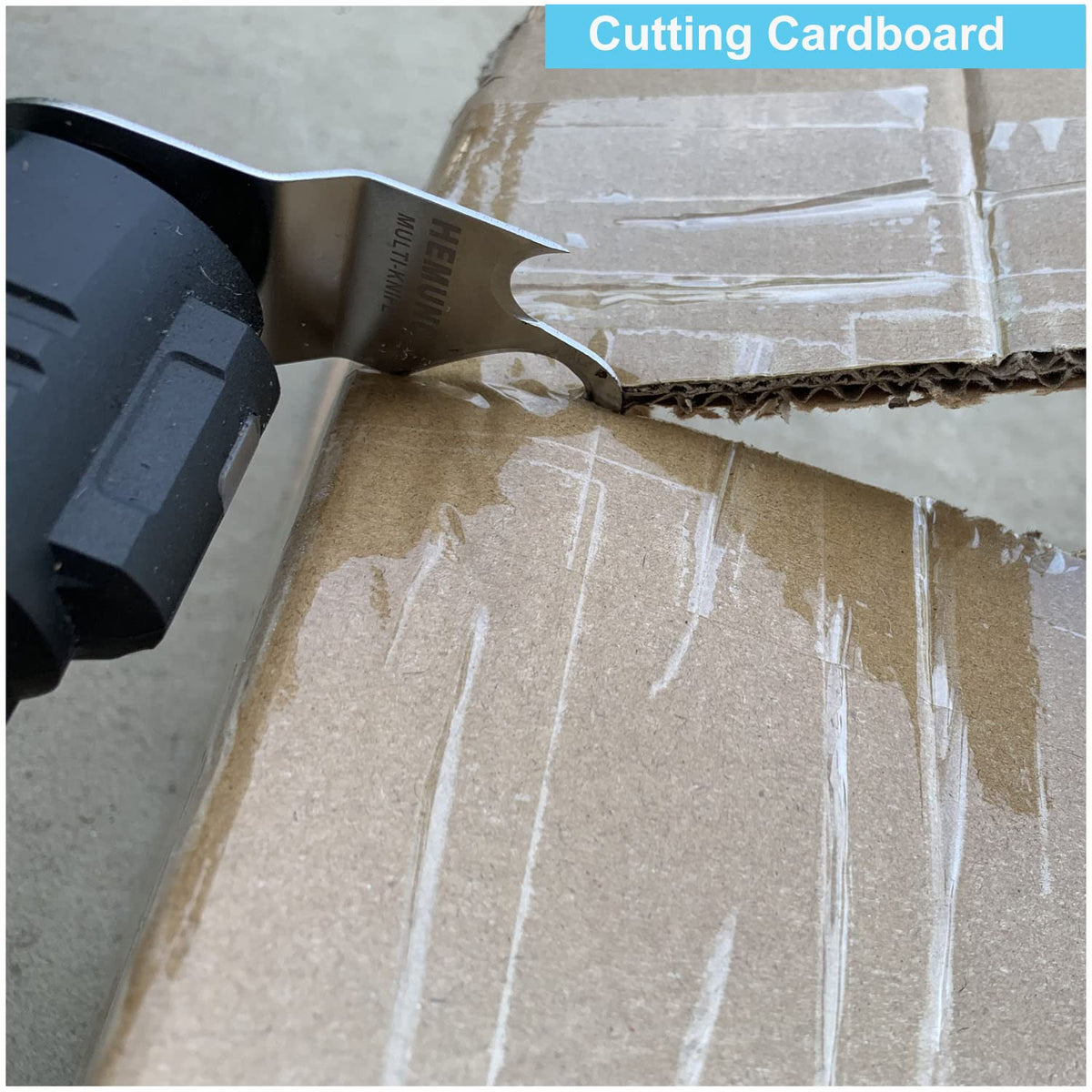 HEMUNC blades fit multiple oscillating tools for versatile use.