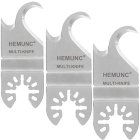 HEMUNC hook knife blades cutting shingles with precision.