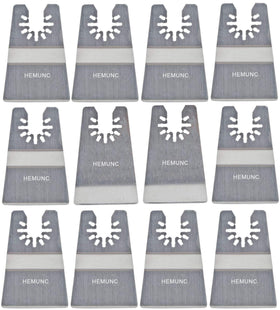 HEMUNC oscillating scraper blades set rigid blades for durable adhesive removal.