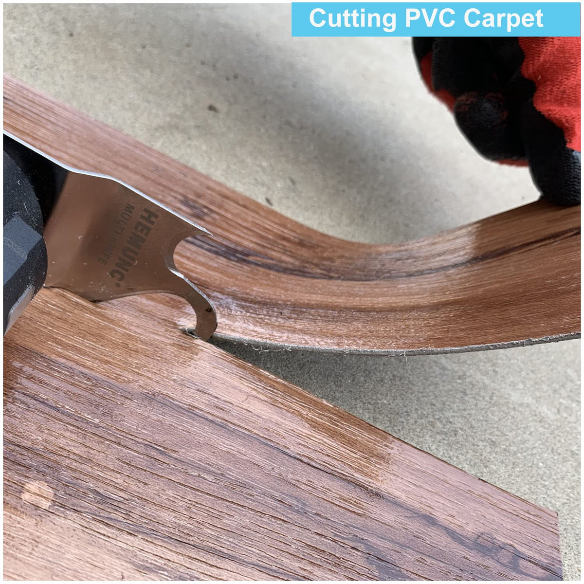 HEMUNC oscillating tool blades with durable steel for tough jobs.