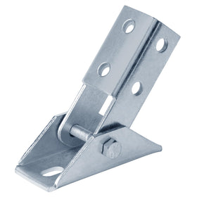 Heneng adjustable brace fitting for 1-5/8 inch strut showing swivel capability