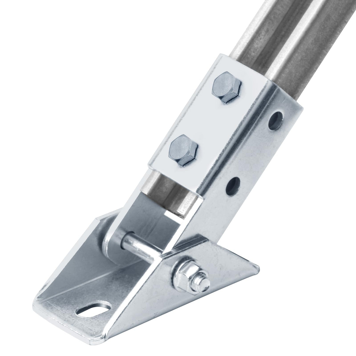 Heneng swivel brace assembly enables flexible 0-180 degree positioning