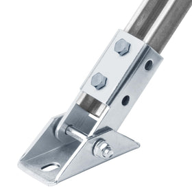 Heneng swivel brace assembly enables flexible 0-180 degree positioning
