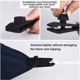 HengLiSam tarp clip 20-piece packaging for easy replacements.