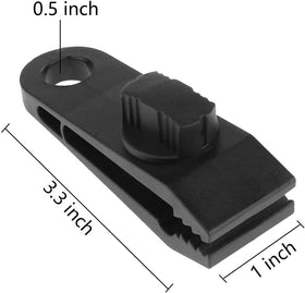 HengLiSam tarp clip teeth grip design for quick anchor points.