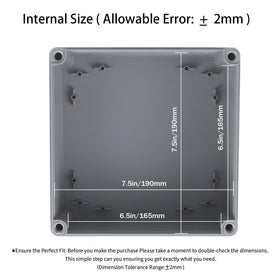 Hengshanlao durable ABS plastic housing for outdoor electrical projects
