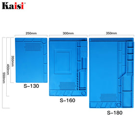 HengTianMei Kaisi mat compact size fits repair desks.
