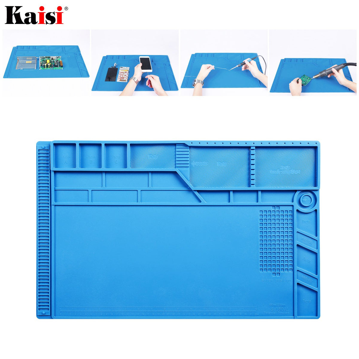 HengTianMei Kaisi mat heat resistance supports hot soldering tasks.