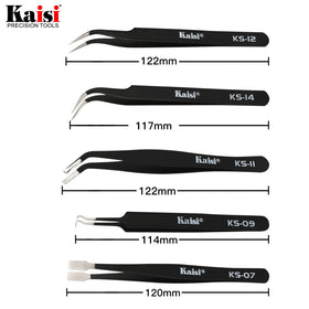 HengTianMei watch-repair tweezers with hard tips for precise handling