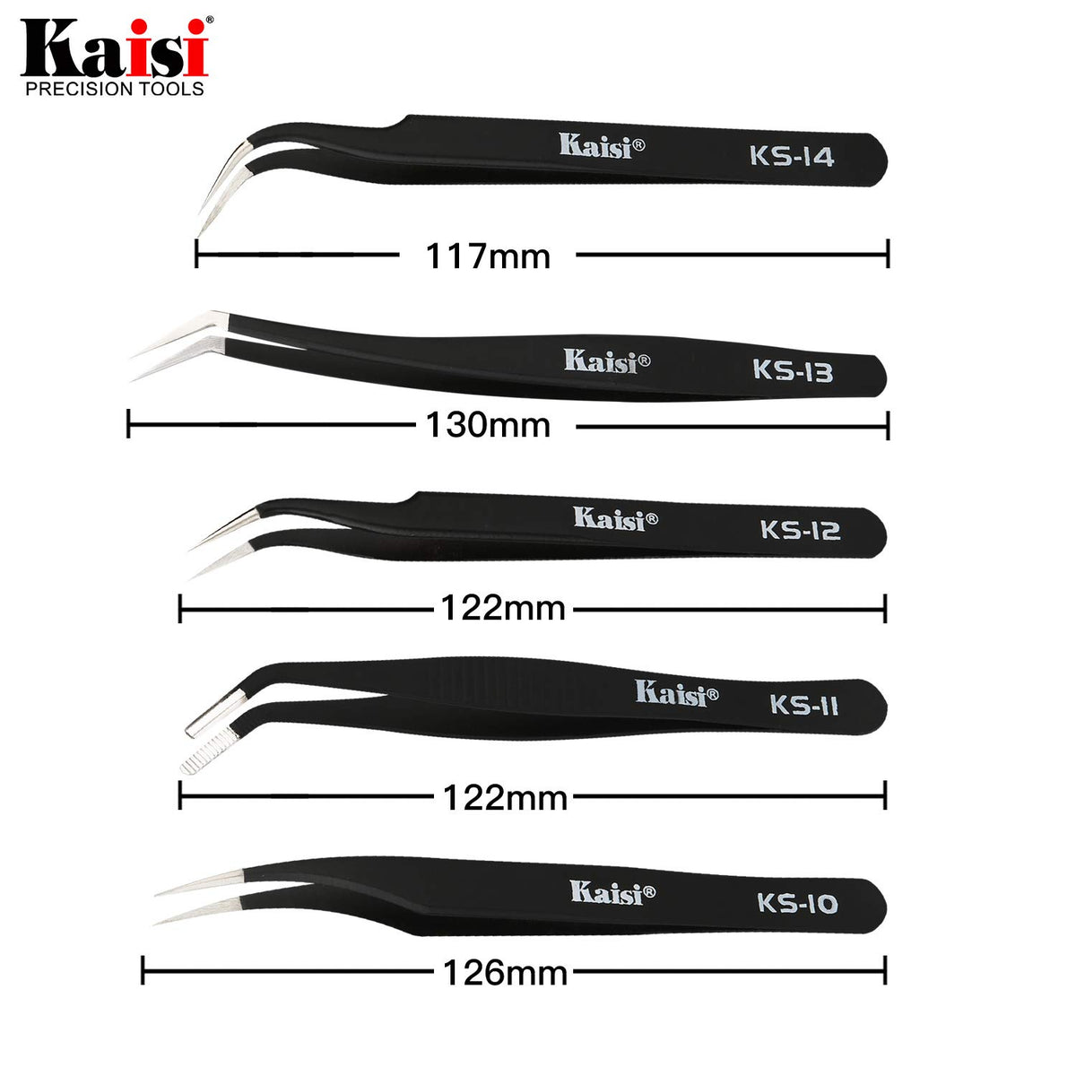 HengTianMei Kaisi esd anti-static tweezers reduce static risk during component handling