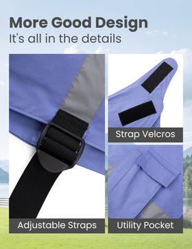 HENNCHEE cooling vest high visibility with 360 reflective strips.