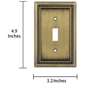 Henne Bery beaded design wall plate adds traditional detail to rooms