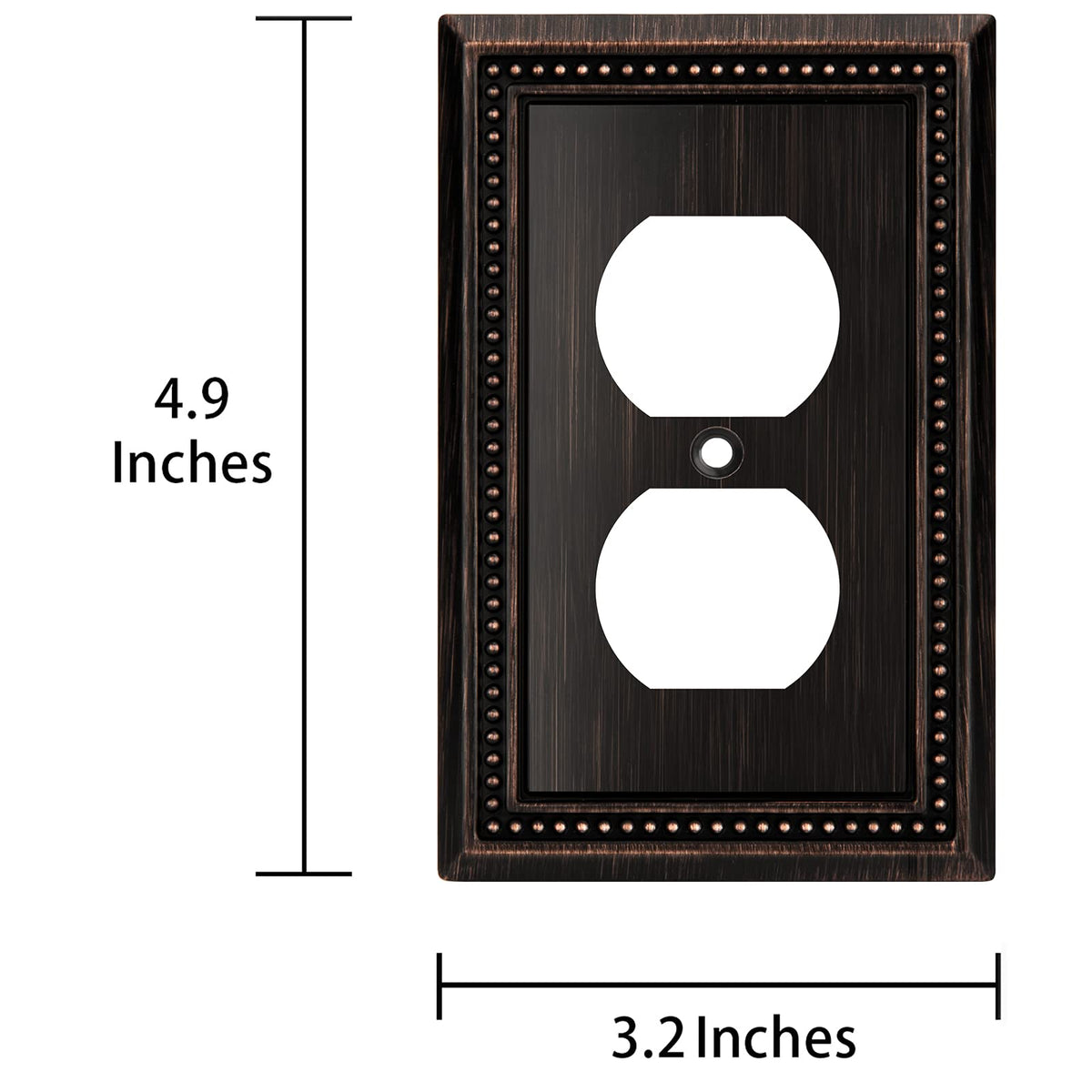Henne Bery hand-polished wall plate with premium feel