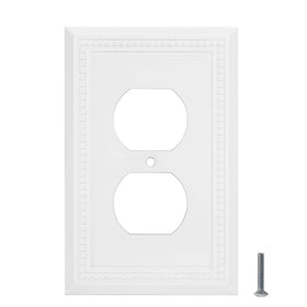 Henne Bery heavy-duty wall plate with screws included.