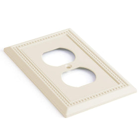 Henne Bery heavy duty zinc alloy wall plate closeup showing sturdy construction for daily use