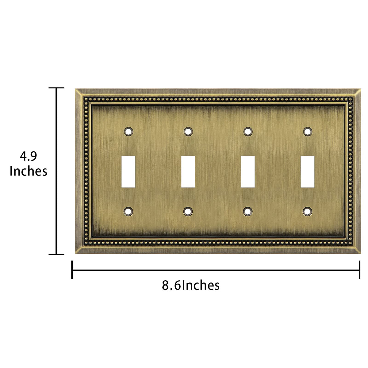 Henne Bery Sunken Pearls included screws ensure easy installation.
