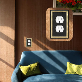 Screws included for quick, secure installation on outlets