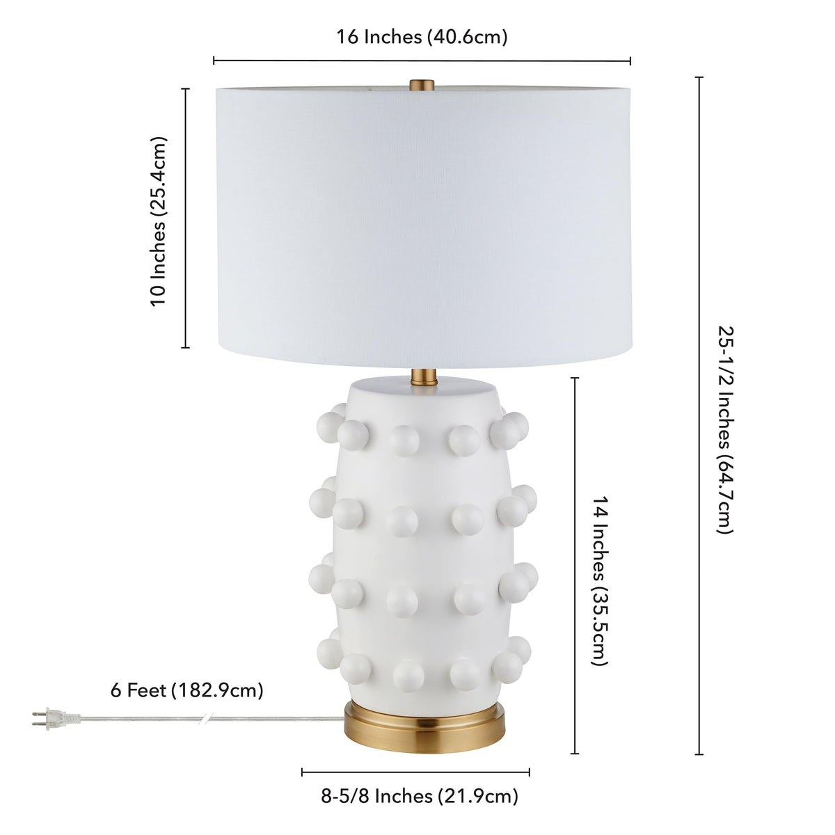 Henn&Hart lamp ready for living rooms, bedrooms, or offices.