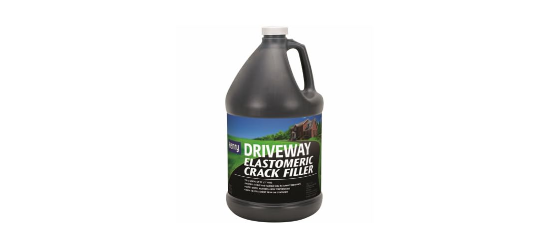 Henry Driveway Elastomeric Crack Filler applying technique for long-lasting protection.