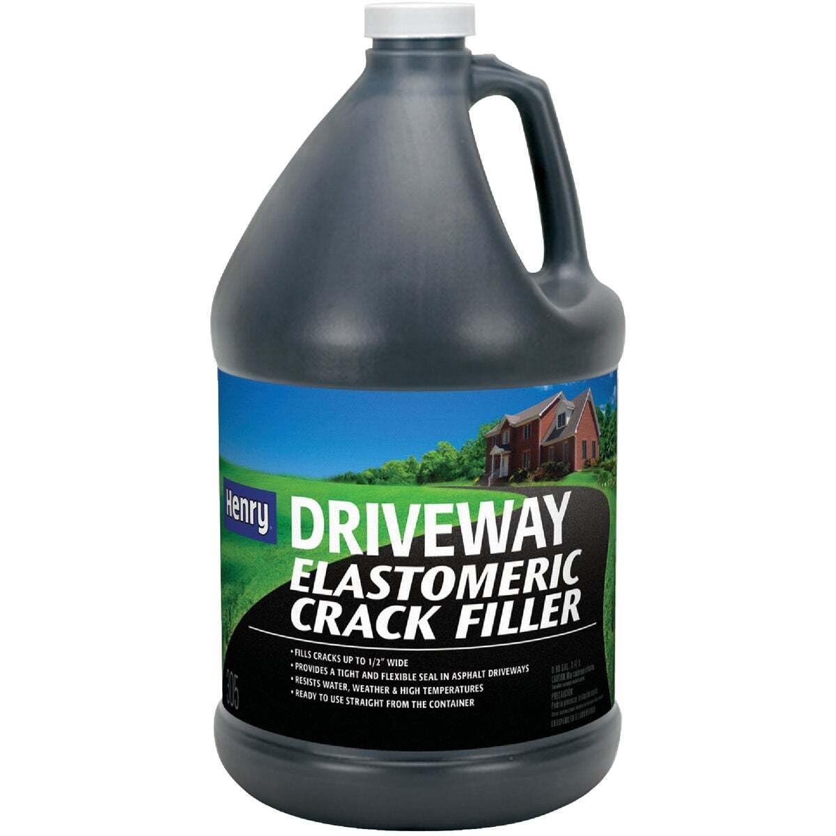 Henry Driveway Elastomeric Crack Filler crack-seal close-up with smooth finish.