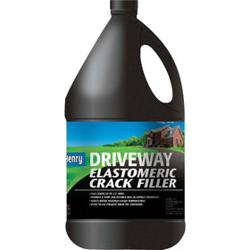 Henry Driveway Elastomeric Crack Filler finished surface after cure for curb appeal.