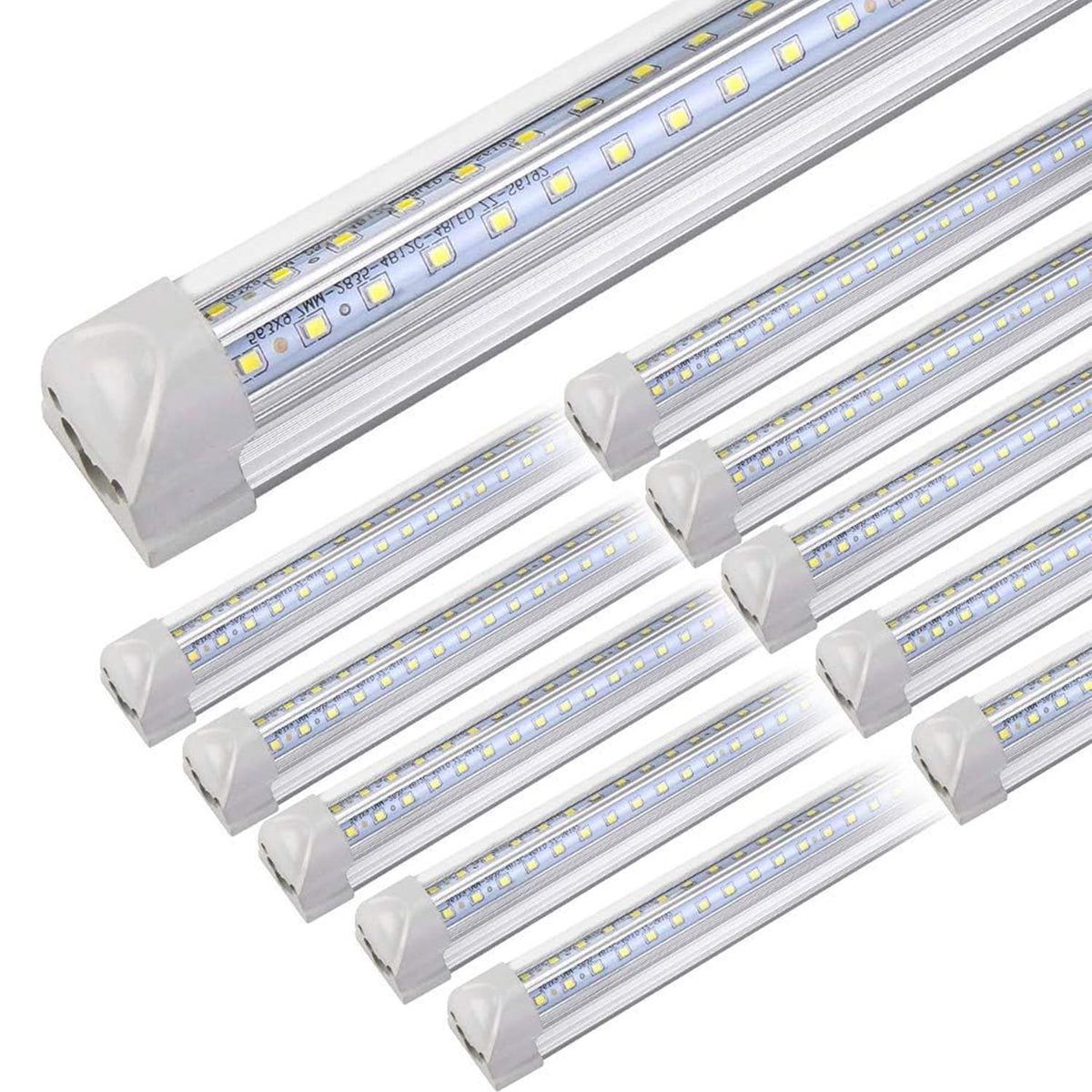 Henwsi 4ft LED shop light packaging image shows a bundled kit for quick setup.