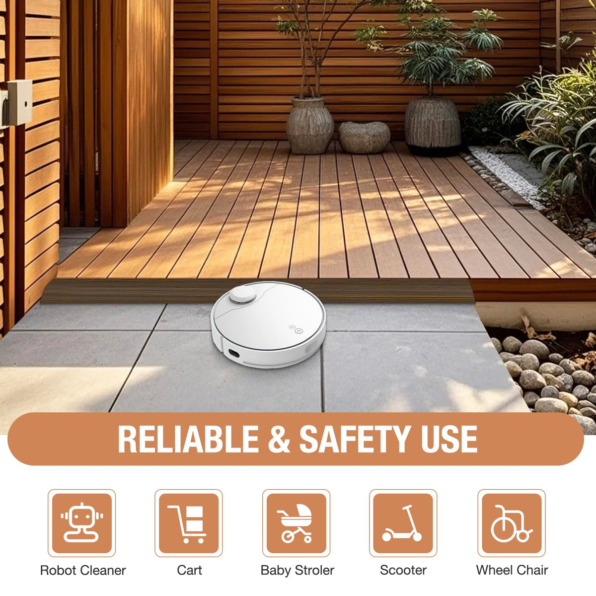 Heonay carpet-to-tile threshold with wood-grain finish for smooth seam