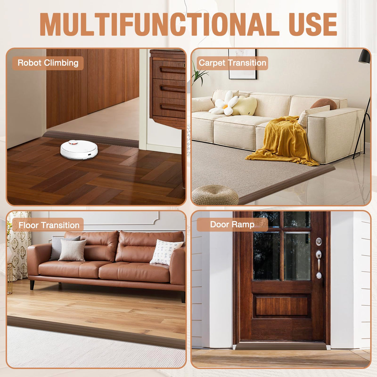 Heonay room entrance solution improves aesthetics and safety at doorways and transitions