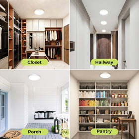 Hepside 4-pack energy-saving 1600 lumens in a 15W fixture.