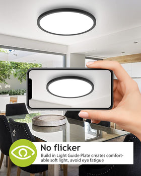 Hepside 3-color ceiling lamp switches warm to cool lighting for living spaces