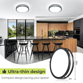 Hepside kitchen, bathroom, bedroom, and hallway lighting in one fixture.