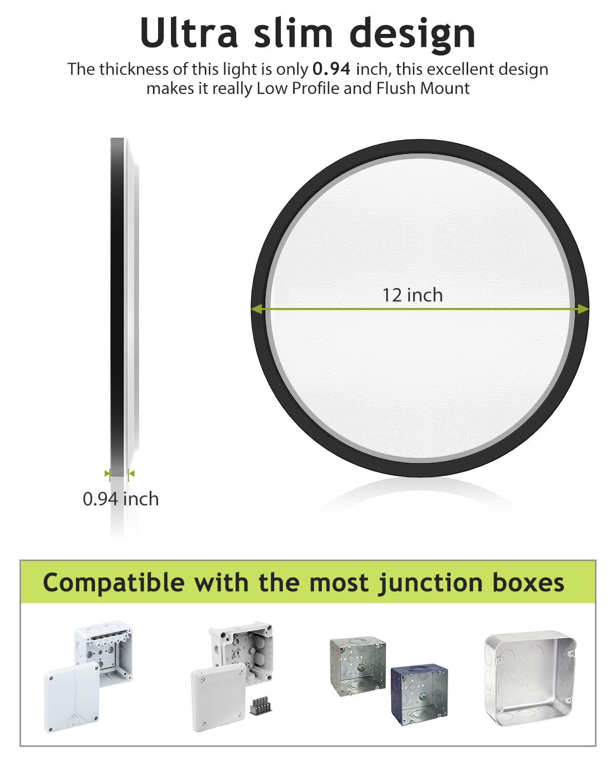 Hepside LED ceiling light delivering 3200 lumens with dimmable brightness