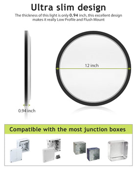 Hepside LED ceiling light delivering 3200 lumens with dimmable brightness