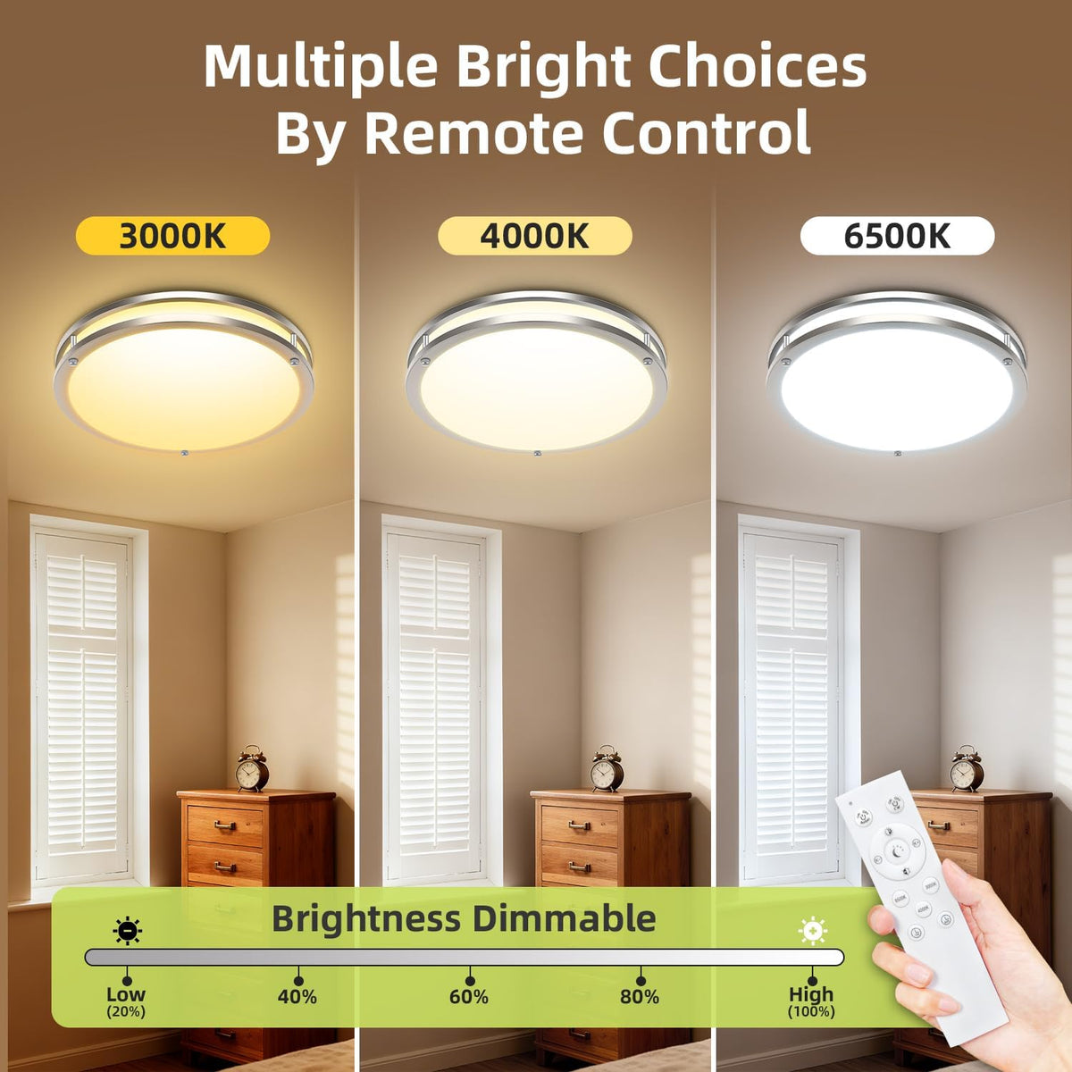 Hepside night light and timer function for calm evenings.