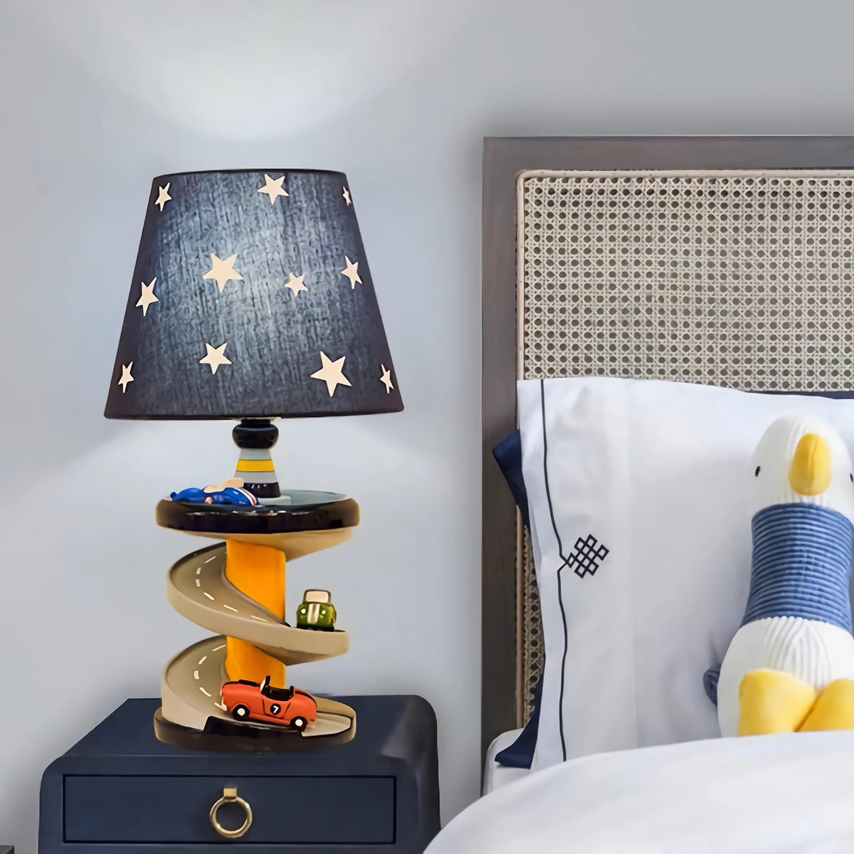 HERBESTBAY children's room lamp safety plug and cord for worry-free use.