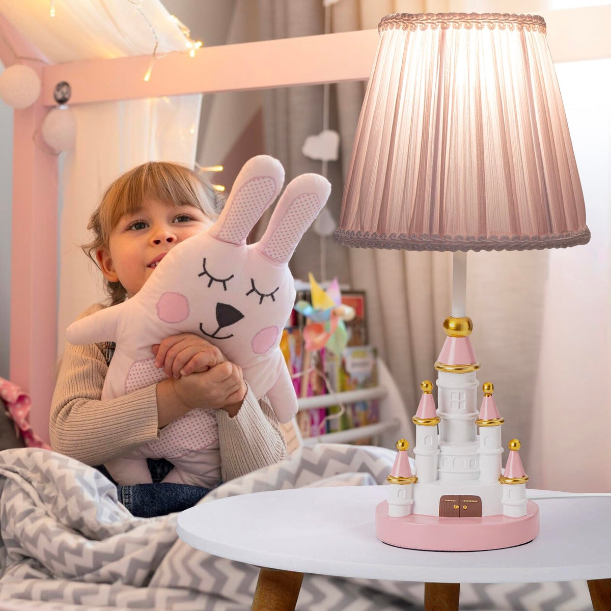 HERBESTBAY desk lamp for girls' room adds whimsical charm.