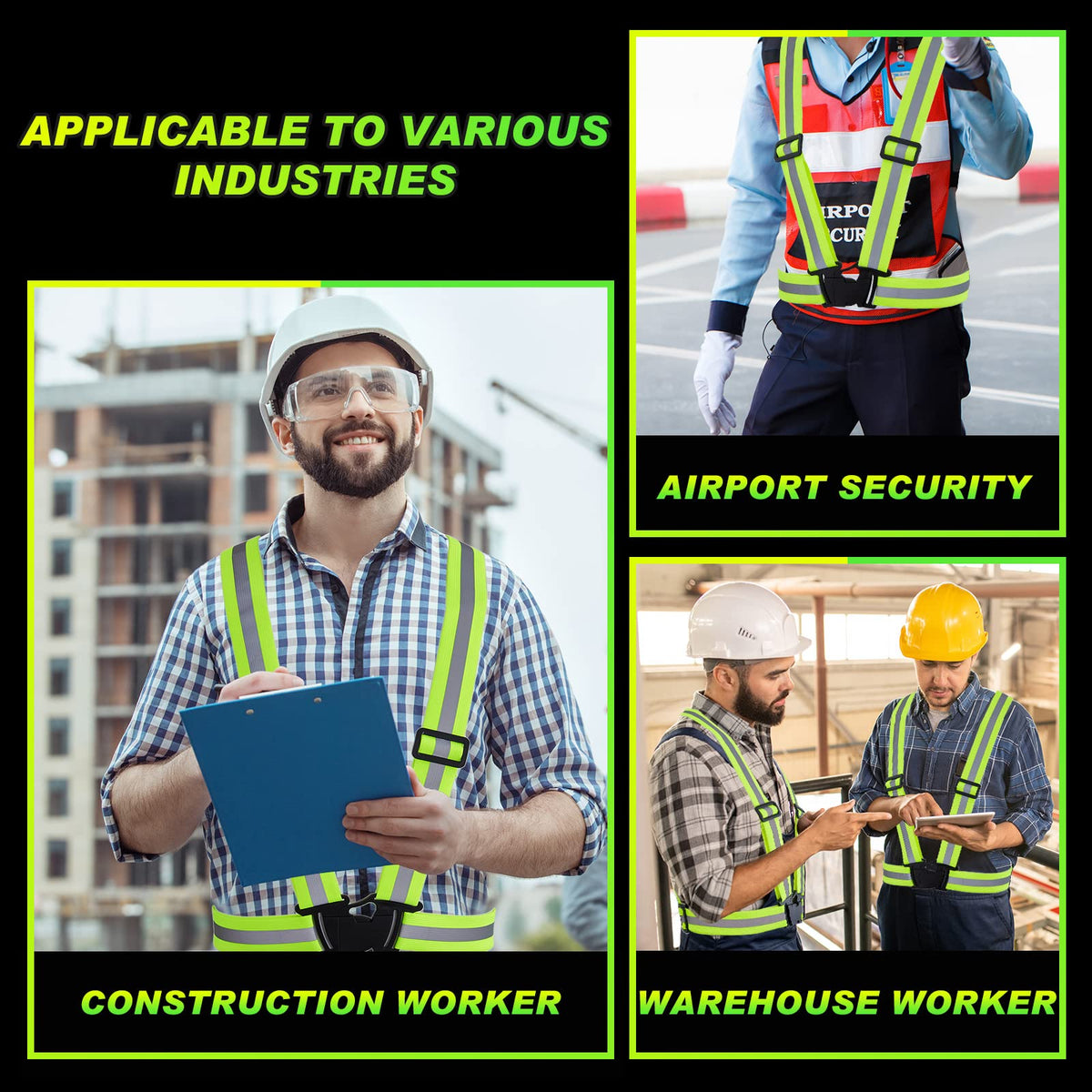 Hercicy running and walking vest shown as versatile workwear.