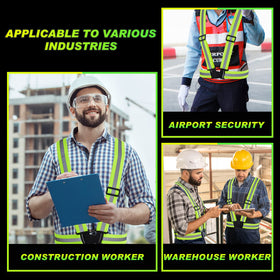 Hercicy running and walking vest shown as versatile workwear.